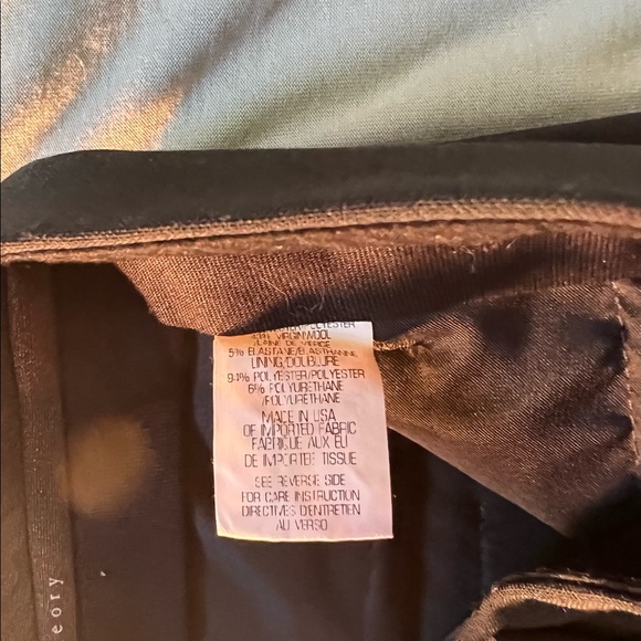 Theory Size 2 Black Slacks - Picture 3 of 6